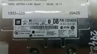 Second-hand car spare part electronic module for opel astra j (p10) 1.7 cdti (68) oem iam references 13334026  