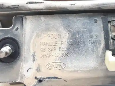 Peça sobressalente para automóvel em segunda mão puxador exterior de mala por daewoo lacetti sx referências oem iam 96349859