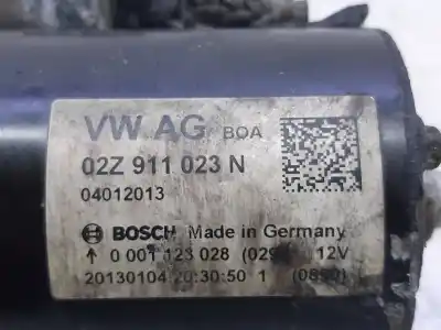 Second-hand car spare part starter motor for skoda fabia combi (5j5) ambition oem iam references 02z911023n  