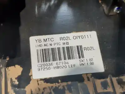 Tweedehands auto-onderdeel verwarming / airconditioning bediening voor kia stonic (ybcuv) concept oem iam-referenties 97250h8020