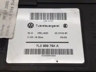 Автозапчастина б/у двигатель заднього правого скла для porsche cayenne (9pa) s 4.5 посилання на oem iam 7l0959794a  