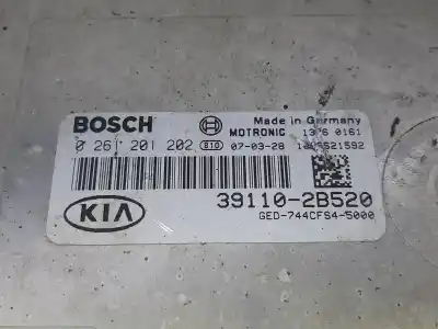 Peça sobressalente para automóvel em segunda mão centralina de motor uce por kia ceed concept 109 cv / 80 kw referências oem iam 391102b520