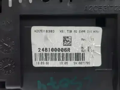 Second-hand car spare part dashboard for renault laguna iii expression oem iam references 248100003r