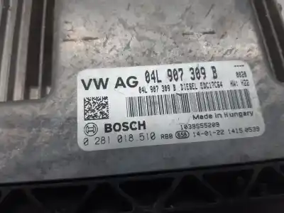 Second-hand car spare part ecu engine control for seat leon (5f1) 1.6 tdi oem iam references 04l907309b  