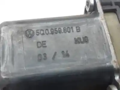 Second-hand car spare part left front window motor for seat leon (5f1) 1.6 tdi oem iam references 5q0959801b