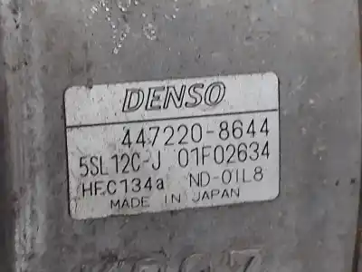 Peça sobressalente para automóvel em segunda mão compressor de ar condicionado a/a a/c por fiat stilo (192) 1.9 jtd cat referências oem iam 4472208644  