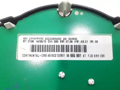 Second-hand car spare part dashboard for citroen c3 lx oem iam references 96665881xt  