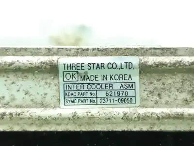 Pezzo di ricambio per auto di seconda mano intercooler per ssangyong kyron 200 xdi limited riferimenti oem iam 2371109050