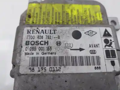 Автозапчастина б/у блок управління подушками безпеки для renault clio ii fase i (b/cbo) 1.4 alize 75 cv / 55 kw посилання на oem iam 7700426752   Автозапчастина б/у блок управління подушками безпеки для renault clio ii fase i (b/cbo) 1.4 alize 75 cv / 55 kw посилання на oem iam 7700426752