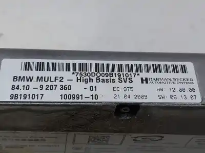 Pezzo di ricambio per auto di seconda mano modulo elettronico per bmw x6 (e71) 3.0d riferimenti oem iam 84109207360  