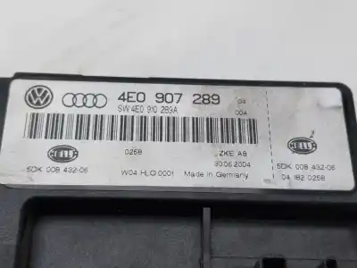 Автозапчастина б/у електронний модуль для audi a8 (4e2) 4.0 tdi quattro посилання на oem iam 4e0907289  