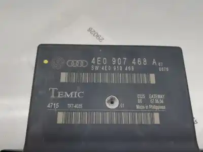 Автозапчастина б/у електронний модуль для audi a8 (4e2) 4.0 tdi quattro посилання на oem iam 4e0907468a  