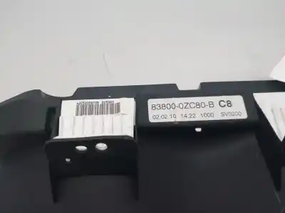 Peça sobressalente para automóvel em segunda mão quadrante por toyota auris active referências oem iam 838000zc80  