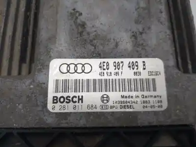 Автозапчастина б/у ебу контролер двигуна для audi a8 (4e2) 4.0 tdi quattro посилання на oem iam 4e0907409b  