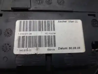 Peça sobressalente para automóvel em segunda mão cinzeiro por bmw serie 1 berlina (e81/e87) 120d referências oem iam 707857108  