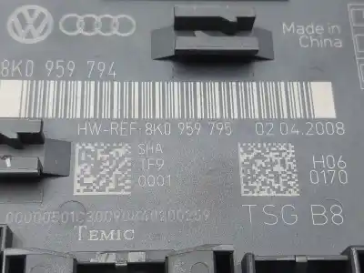 Peça sobressalente para automóvel em segunda mão módulo eletrônico por audi a4 avant (8k5) 2.0 básico [2.0 ltr. - 105 kw 16v tdi] referências oem iam 8k0959794  