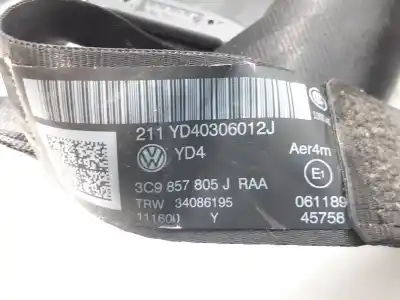 Автозапчасти б/у задний левый ремень безопасности за vw passat b7 variant (365) 1.6 tdi ссылки oem iam 3c9857805j  
