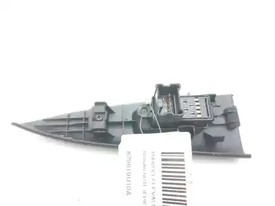 Peça sobressalente para automóvel em segunda mão botão / interruptor elevador vidro traseiro esquerdo por nissan note (e11e) acenta referências oem iam 829619u10a  