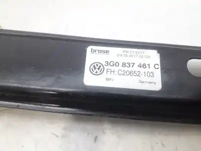 Peça sobressalente para automóvel em segunda mão elevador de vidros dianteira esquerda por volkswagen passat b8 (3g2, cb2) 1.6 tdi referências oem iam 3g0837461c