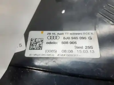 Автозапчастина б/у лівий ход ліхар для audi tt (8j3/8j9) 2.0 tdi quattro coupe посилання на oem iam 8j0945095g   Автозапчастина б/у лівий ход ліхар для audi tt (8j3/8j9) 2.0 tdi quattro coupe посилання на oem iam 8j0945095g