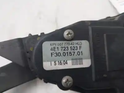 Second-hand car spare part accelerator pedal for audi a8 (4e2) 4.0 tdi quattro oem iam references 4e1723523f  