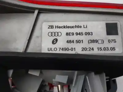 Автозапчасти б/у внутренний левый задний фонарь за audi a4 b7 avant (8ed) 2.0 tdi 16v ссылки oem iam 8e9945093  
