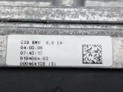 Tweedehands auto-onderdeel multifunctioneel display voor bmw x6 (e71) 3.0d oem iam-referenties 9194064  