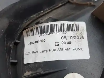 Piesă de schimb auto la mâna a doua lampa interioara stanga spate pentru citroen c3 tonic referințe oem iam 9803934380