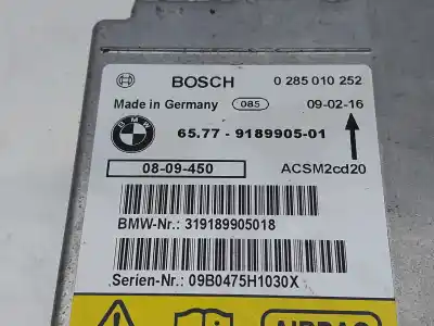 Second-hand car spare part airbag control unit for bmw x6 (e71) 3.0d oem iam references 65779189905  