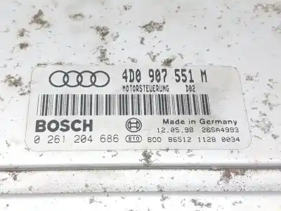 Second-hand car spare part ecu engine control for audi a8 (d2) 2.8 oem iam references 4d0907551m  