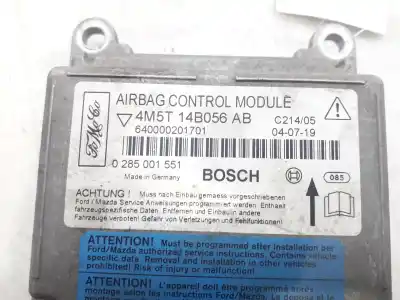 Автозапчасти б/у блок управления подушками безопасности за ford ka (ccq) 2 collection ссылки oem iam 4m5t14b056ab