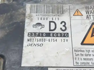 Piesă de schimb auto la mâna a doua unitate de control motor ecu pentru nissan navara pick-up (d40m) double cab se 4x4 referințe oem iam 23710ec07c  