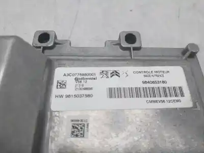 Second-hand car spare part ecu engine control for peugeot 208 (p2) active oem iam references 9840853180  