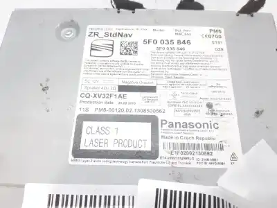 Автозапчасти б/у gps-навигационная система за seat leon (5f1) 2.0 tdi ссылки oem iam 5f0035846  