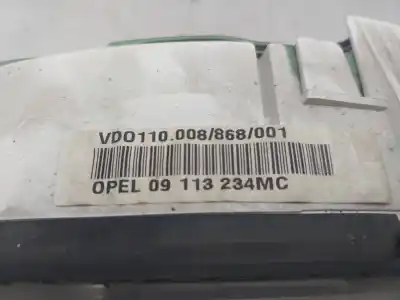 Piesă de schimb auto la mâna a doua ceas bord pentru opel corsa b top 100 (e) referințe oem iam 09113234  