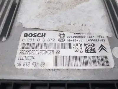 Peça sobressalente para automóvel em segunda mão centralina de motor uce por citroen c4 berlina vtn@v referências oem iam 9664843780