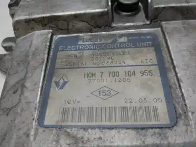 Автозапчасти б/у блок управления двигателем за renault kangoo (f/kc0) alize 64 cv / 47 kw ссылки oem iam 7700104956  