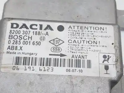Автозапчасти б/у блок управления подушками безопасности за dacia logan laureate ссылки oem iam 8200307188  