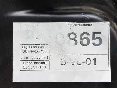 Second-hand car spare part driver left window regulator for volkswagen passat b6 variant (3c5) 2.0 tdi 16v oem iam references 3c1837461h  