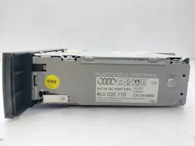 Second-hand car spare part audio system / radio cd for audi q7 (4l) 3.0 tdi oem iam references 4l0035110