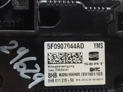 Автозапчастина б/у клімат-контроль для seat leon (5f1) style visio посилання на oem iam 5f0907044ad  
