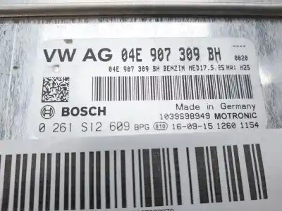 Автозапчасти б/у блок управления двигателем за seat leon (5f1) style visio ссылки oem iam 04e907309bh  