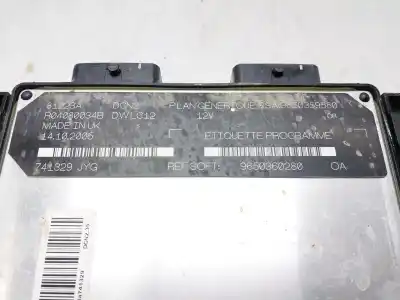 Second-hand car spare part ecu engine control for citroen berlingo 1.9 d multispace oem iam references 9650359580  