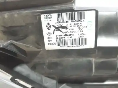 Pezzo di ricambio per auto di seconda mano faro anteriore sinistro per renault clio iv 1.5 dci diesel fap riferimenti oem iam 260605046r  
