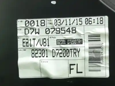 Автозапчасти б/у обивка левой передней двери за hyundai tucson (tl, tle) 1.7 crdi ссылки oem iam 82301d7200try  