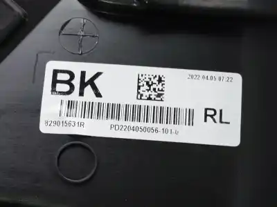 Автозапчастина б/у обкітка задніх лівіх дверей для renault arkana (eu version) zen 142 cv / 105 kw посилання на oem iam 829015631r  