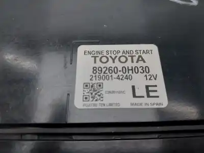 Second-hand car spare part electronic module for citroen c1 urban ride oem iam references 892600h030  