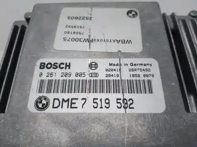 Second-hand car spare part ecu engine control for bmw 3 compact (e46) 316 ti oem iam references 7519592  