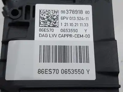 Second-hand car spare part potentiometer for peugeot 208 (p2) active oem iam references 9837891880  