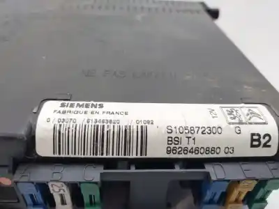 Pièce détachée automobile d'occasion UNITÉ DE COMMANDE BSI pour PEUGEOT 206 BERLINA  Références OEM IAM 9626460880  